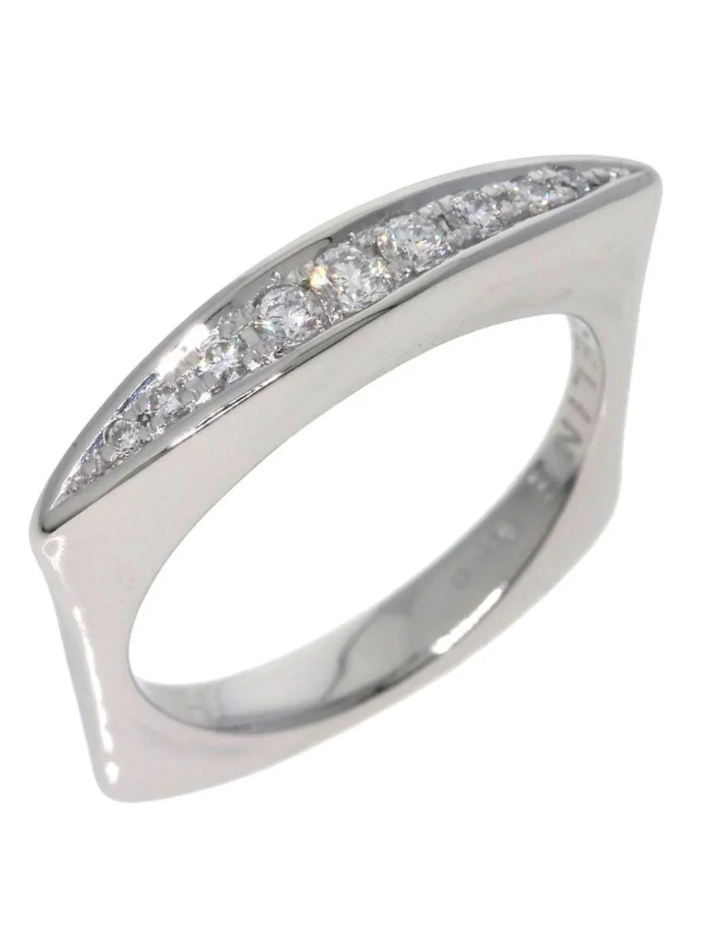 Celine Diamond Ring Silver